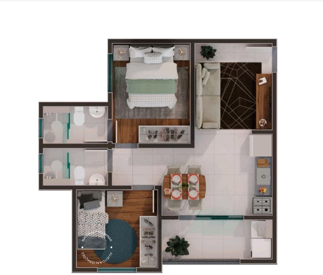 Apartamento em Jardim Espanha - Uberlândia — foto 1 de 3